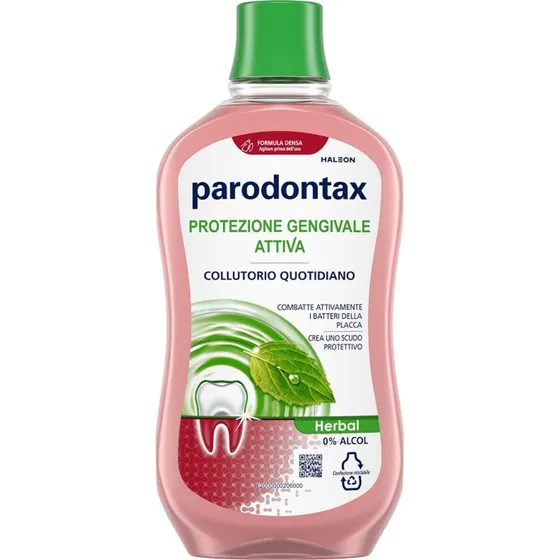 Parodontax Collutorio Herbal Protezione Gengive Senza Alcool 500 ml