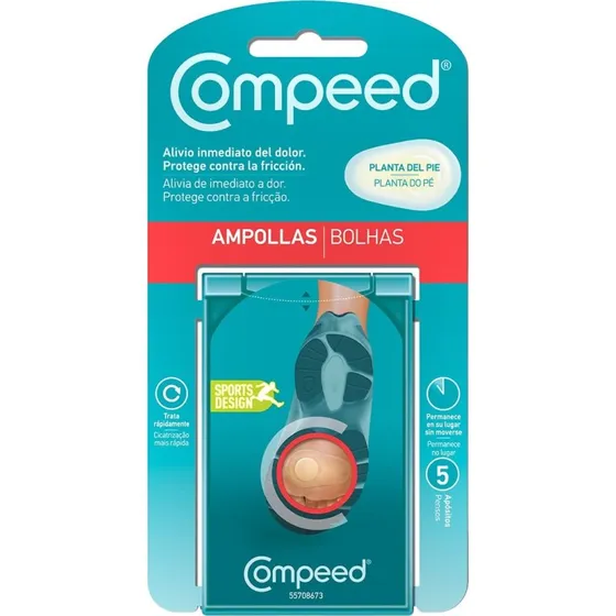 Compeed Cerotti Vesciche Pianta del Piede 5Pz