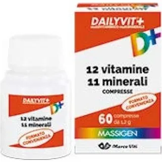 Massigen Dailyvit+ 12 vitamine 11 minerali 60 compresse